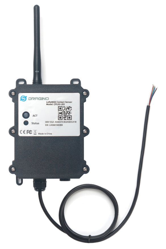 CPL03-LX: LoRaWAN Open/Close Dry Contact Sensor