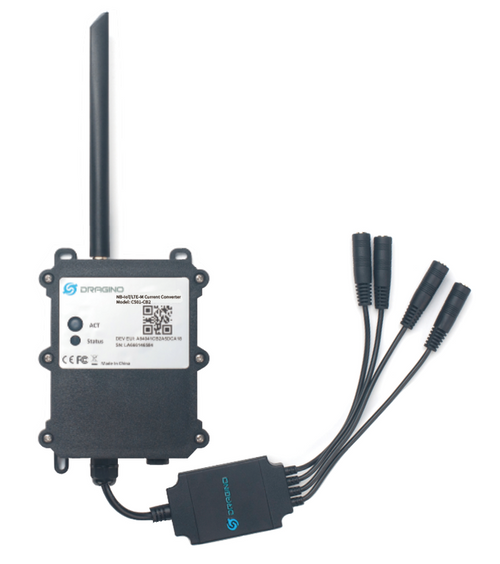 CS01-CX: CAT-M1/LTE-M 4 Channel Current Sensor Converter