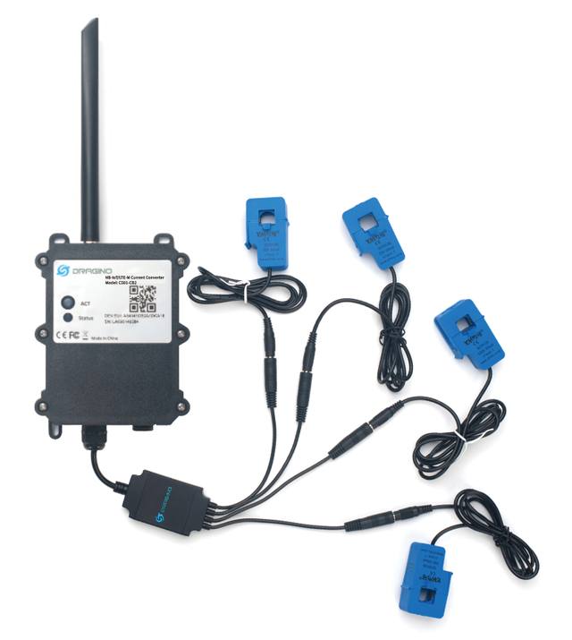 CS01-CX: CAT-M1/LTE-M 4 Channel Current Sensor Converter