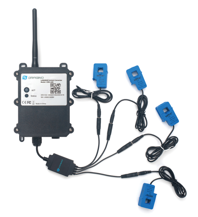 CS01-LX: LoRaWAN 4 Channel Current Sensor Converter