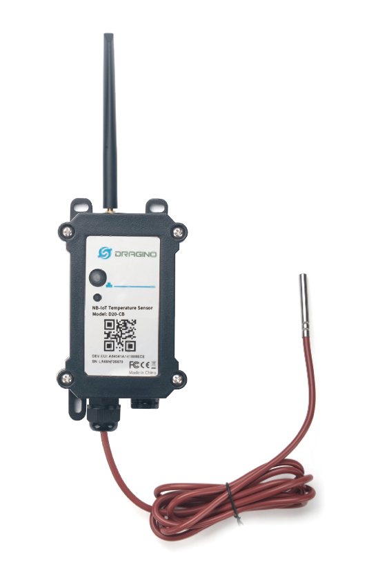 D20-CX: CAT-M1/LTE-M Waterproof Outdoor Temperature Sensor