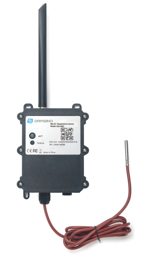 D20-NX: NB-IoT Waterproof Outdoor Temperature Sensor