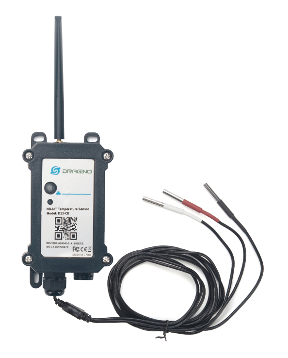 D23-CX: CAT-M1/LTE-M Waterproof Outdoor Temperature Sensor