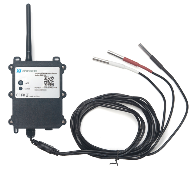 D23-LX: LoRaWAN Waterproof Outdoor Temperature Sensor
