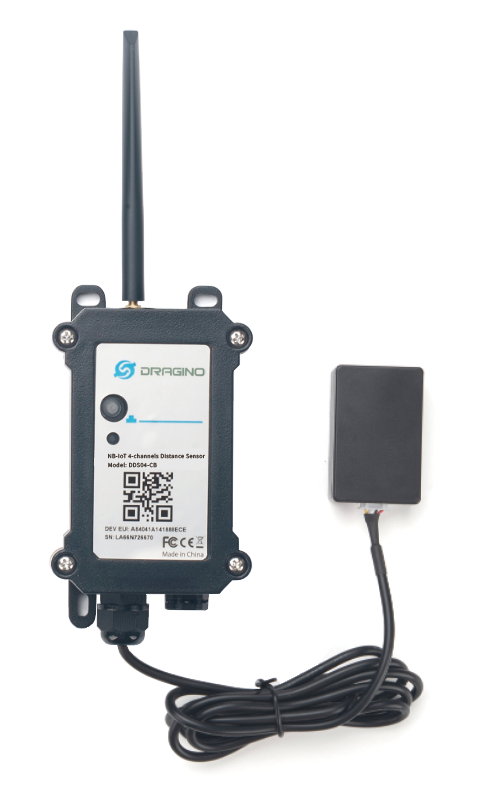 DDS04-CX: CAT-M1/LTE-M 4-Channels Distance Detection Sensor