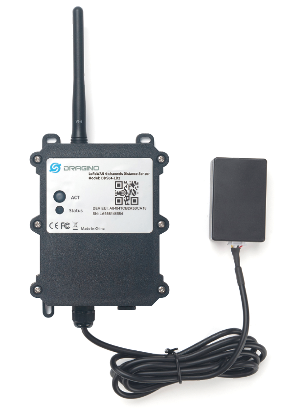 DDS04-LX: LoRaWAN 4-Channel Distance Detection Sensor