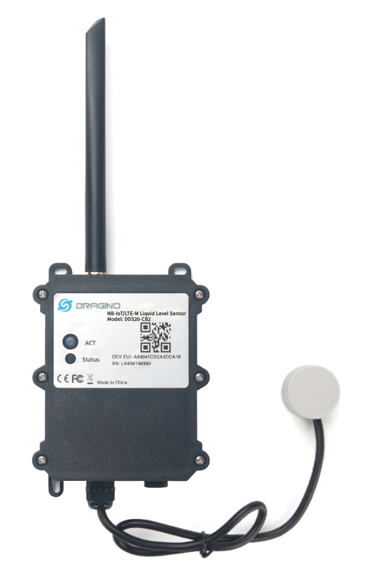 DDS20-CX: CAT-M1/LTE-M Ultrasonic Liquid Level Sensor