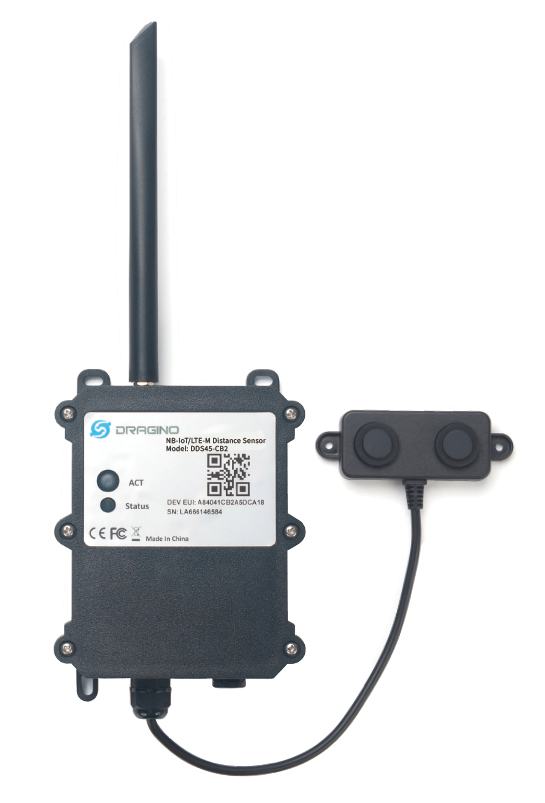 DDS45-CX: CAT-M1/LTE-M Distance Detection Sensor