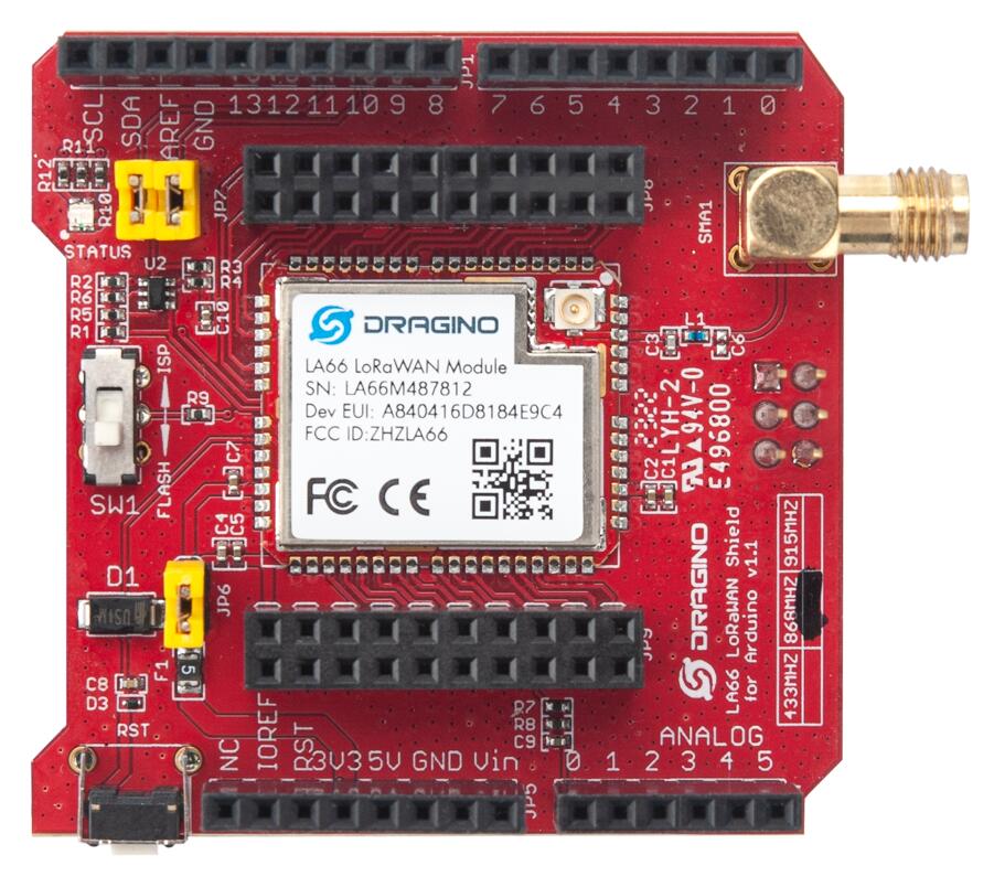 LA66: LoRaWAN Shield