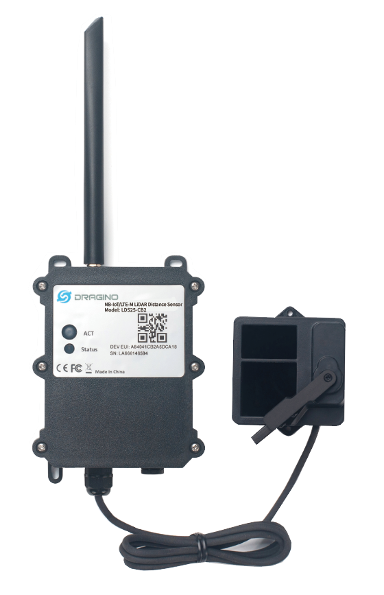 LDS25-CX: CAT-M1/LTE-M LiDAR ToF Distance Auto Clean Sensor