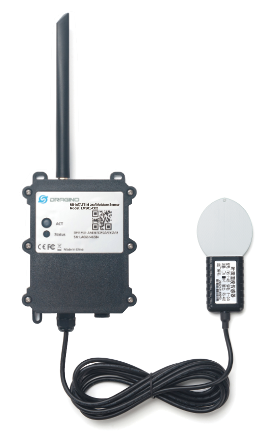 LMS01-CX: CAT-M1/LTE-M Leaf Moisture Sensor