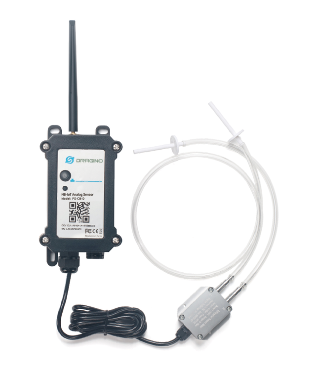 PS-CX-D: CAT-M1/LTE-M Differential Pressure Sensor