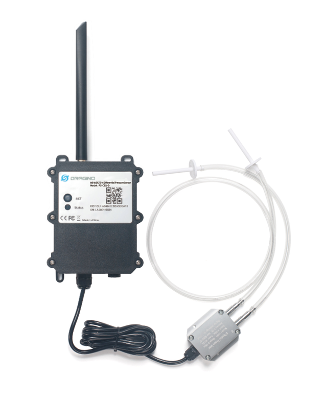 PS-CX-D: CAT-M1/LTE-M Differential Pressure Sensor