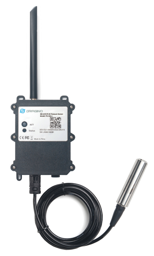 PS-CX-I: CAT-M1/LTE-M Immersion Type Air/Water Pressure Sensor