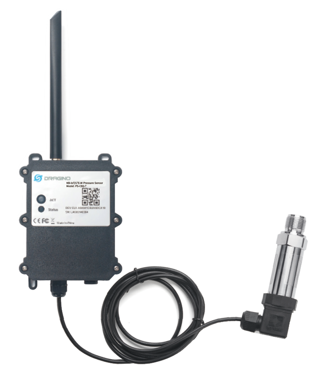 PS-CX-T: CAT-M1/LTE-M Thread Type Air/Water Pressure Sensor