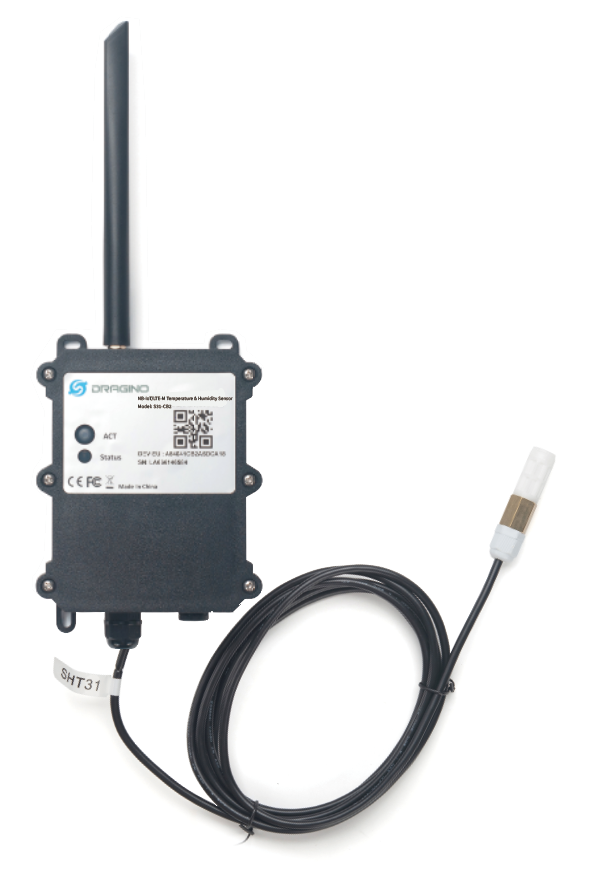 S31-CX: CAT-M1/LTE-M Outdoor Temperature and Humidity Sensor
