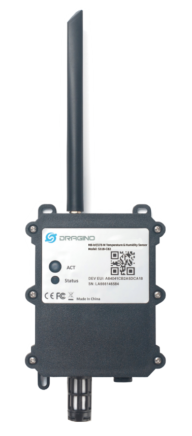 S31B-CX: CAT-M1/LTE-M Outdoor Temperature and Humidity Sensor
