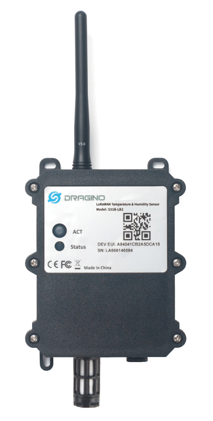 S31B-LX: LoRaWAN Outdoor Temperature & Humidity Sensor