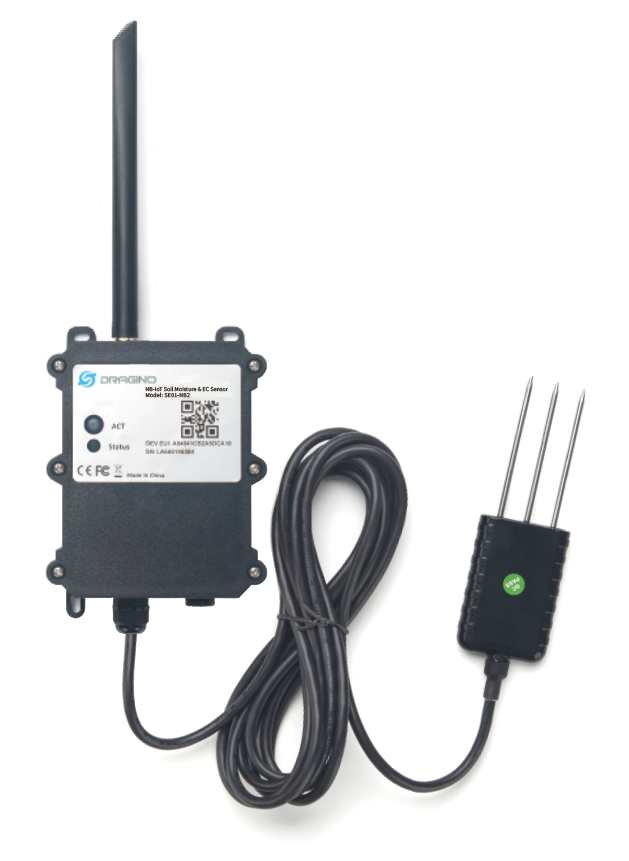 SE01-NX: NB-IoT Soil Moisture & EC Sensor