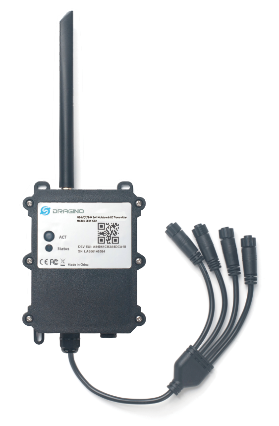 SE0X-CX: CAT-M1/LTE-M Soil Moisture & EC Sensor