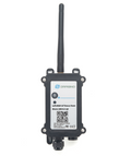 LoRaWAN IoT Sensor Node with antenna on a white background