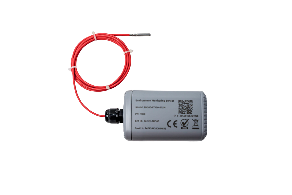 EM500-PT100: LoRaWAN Industrial Temperature Sensor
