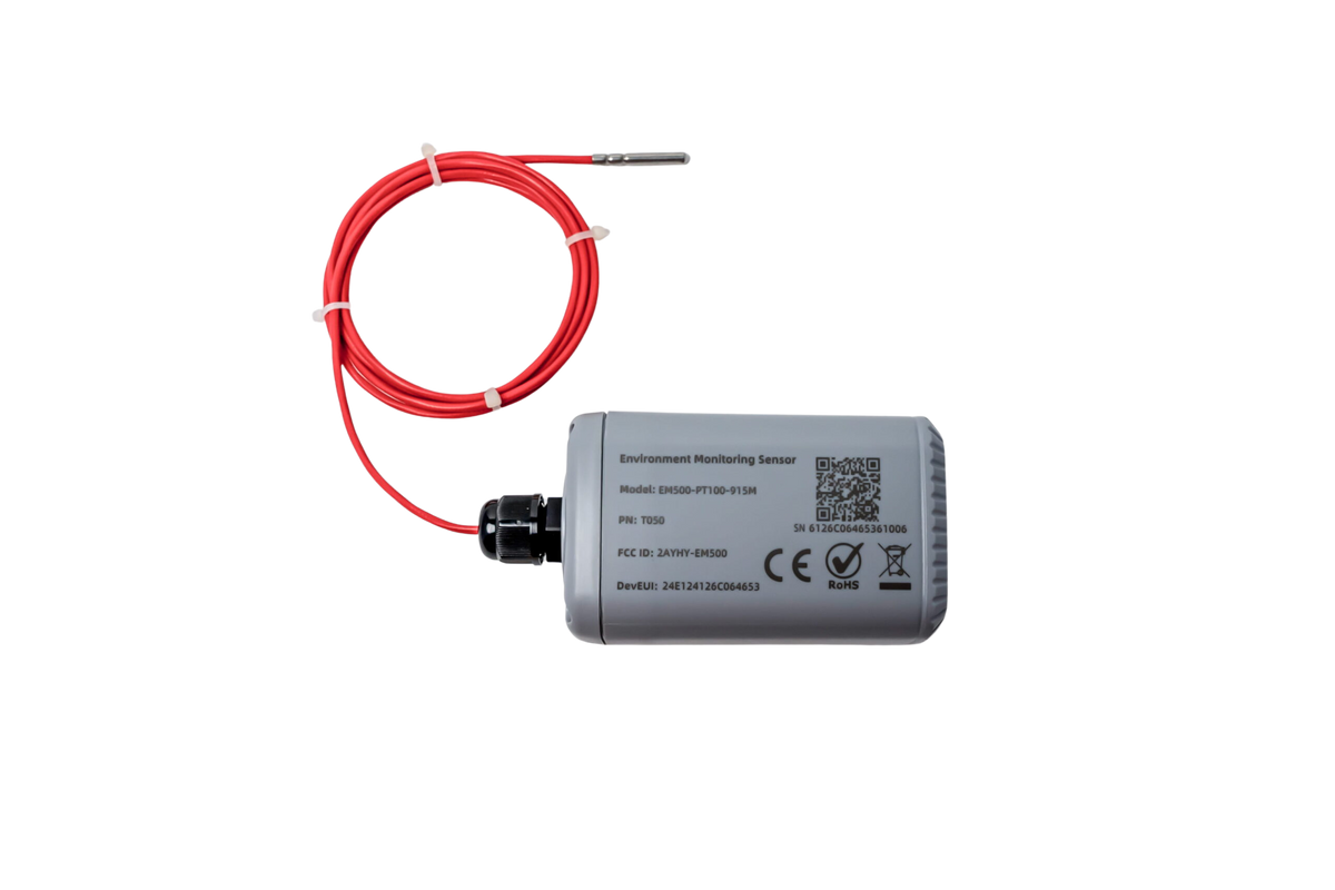 EM500-PT100: LoRaWAN Industrial Temperature Sensor