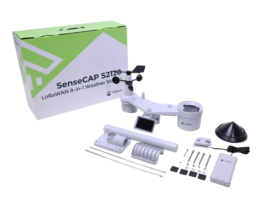 SenseCAP S2120: 8-in-1 LoRaWAN Weather Sensor
