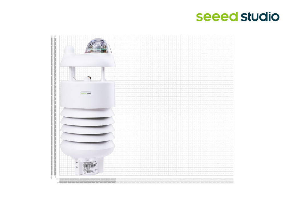 SenseCAP S700-B: 7-in-1 Compact Weather Station with Station (Solar Radiation)