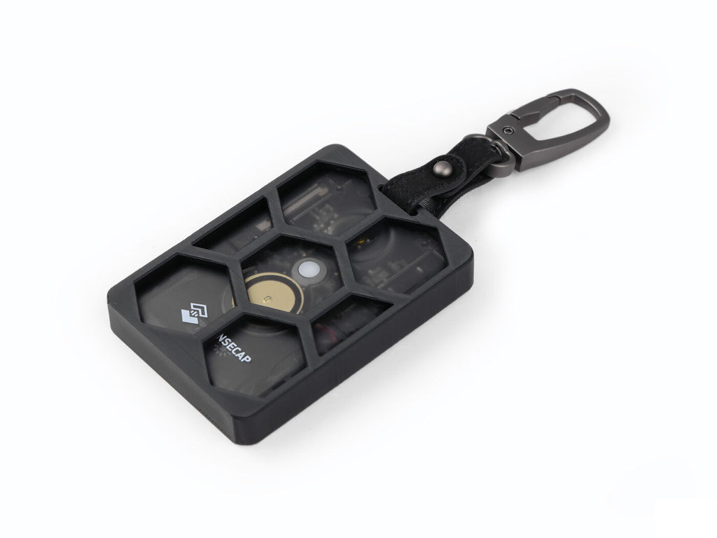 SenseCAP T1000-E Protective Meshtastic Case with Leather Keychain