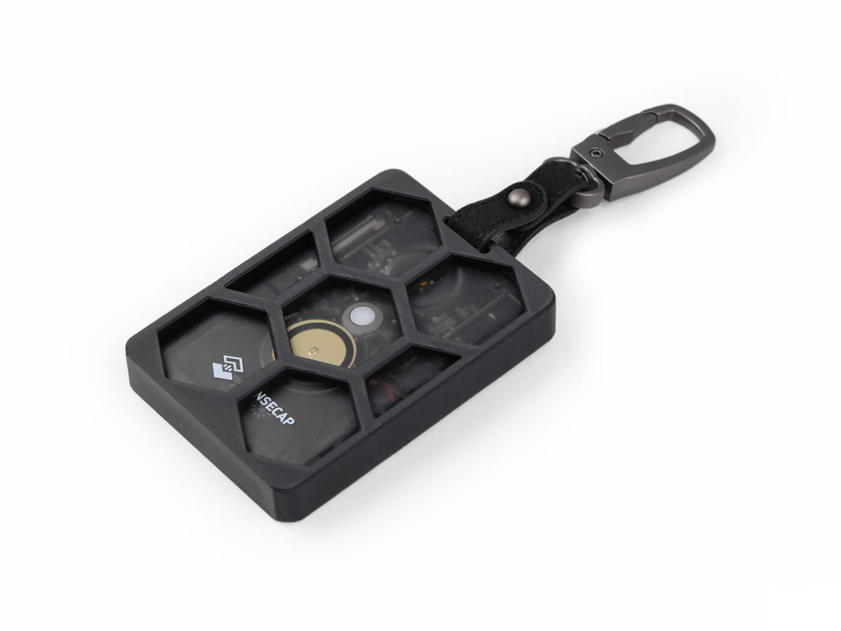 SenseCAP T1000-E Protective Meshtastic Case with Leather Keychain